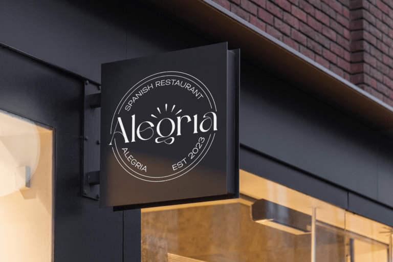 Alegría Spaans restaurant huisstijl ontwerp branding case