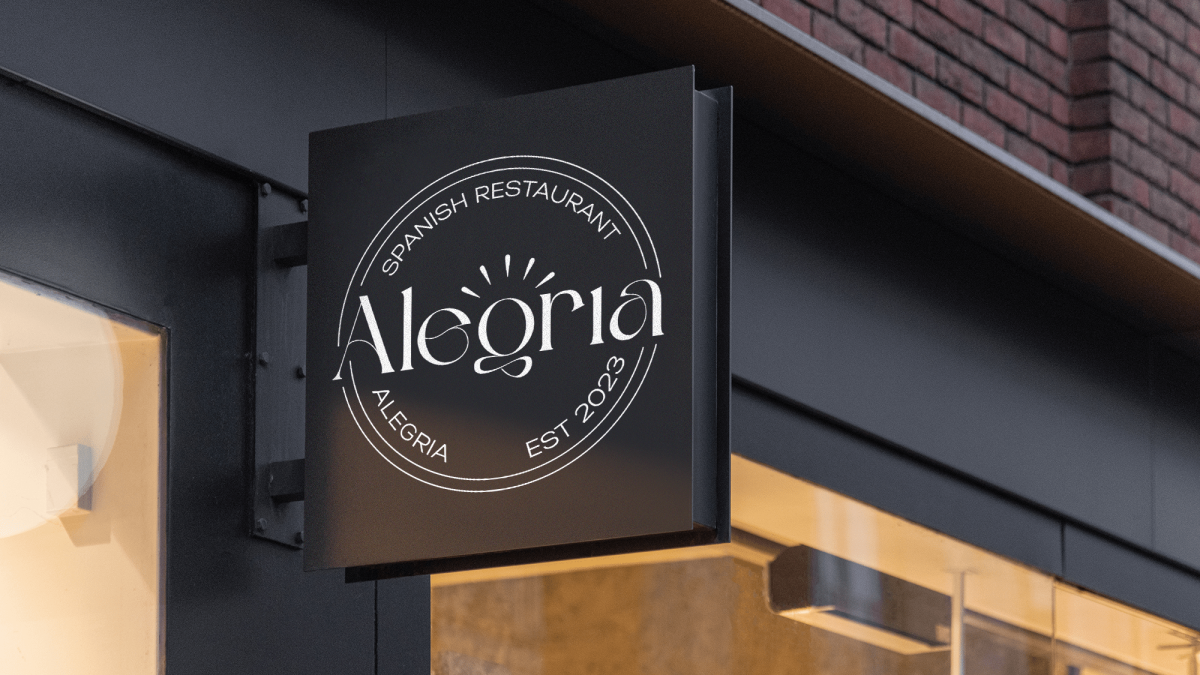 Alegría Spaans restaurant huisstijl ontwerp branding case